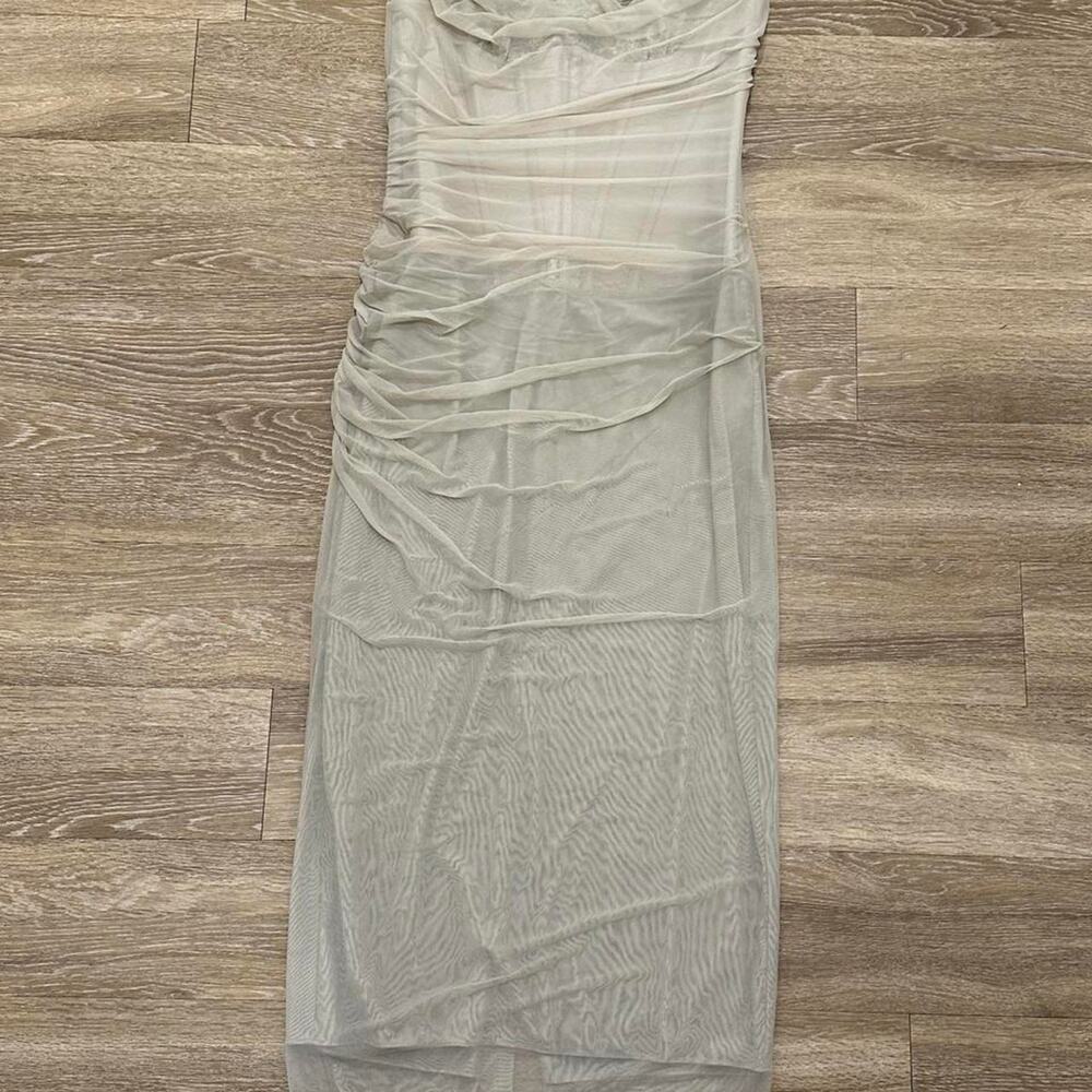 HOUSE OF CB 'Nalini' Sand Maxi Dress